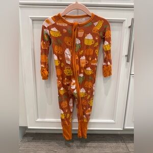 Little Sleepies Pumpkin Spice Zippie